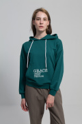 зеленый фото Женская толстовка K9.00632 купить в Одессе по оптовым ценам