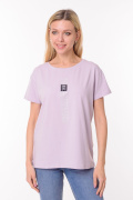 сиреневый фото Женская футболка 900699 купить в Одессе по оптовым ценам