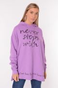 фиолетовый фото Женская толстовка K9.0486 купить в Одессе по оптовым ценам
