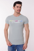 серо-голубой фото Мужская футболка 900725 купить в Одессе по оптовым ценам