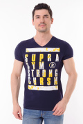 темно синий фото Мужская футболка 1027 купить в Одессе по оптовым ценам