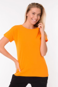 оранжевый фото Женская футболка 900559 купить в Одессе по оптовым ценам