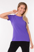 фиолетовый фото Женская футболка 900559 купить в Одессе по оптовым ценам