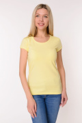 светло-желтый фото Женская футболка K9.00727 купить в Одессе по оптовым ценам