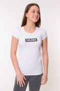 белый фото Женская футболка К9.0698 купить в Одессе по оптовым ценам