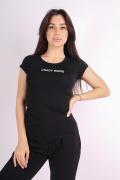 черный фото Женская футболка 1071 купить в Одессе по оптовым ценам