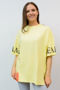 светло-желтый фото Женская футболка K9.00116 купить в Одессе по оптовым ценам