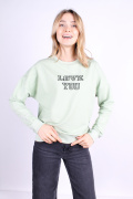 оливковый фото Женский свитшот 1018 купить в Одессе по оптовым ценам