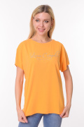 оранжевый фото Женская футболка 900701 купить в Одессе по оптовым ценам