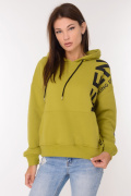 оливковый фото Женская толстовка K9.0389 купить в Одессе по оптовым ценам