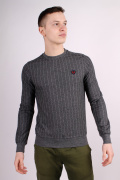 серый фото Мужской джемпер 00650 купить в Одессе по оптовым ценам
