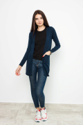 синий фото Женский кардиган 2806 купить в Одессе по оптовым ценам