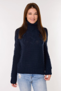 темно синий фото Женский свитер 4012 купить в Одессе по оптовым ценам