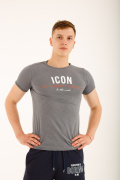 серый фото Мужская футболка E9. 00326 купить в Одессе по оптовым ценам