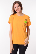 оранжевый фото Женская футболка 900734 купить в Одессе по оптовым ценам