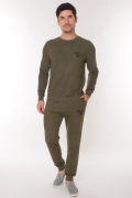 хаки фото Мужской спортивный костюм 900392 купить в Одессе по оптовым ценам