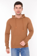 коричневый фото Мужское худи 00635 купить в Одессе по оптовым ценам