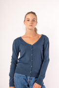 синий фото Женская кофта 1039 купить в Одессе по оптовым ценам