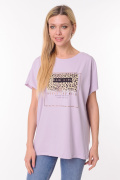 сиреневый фото Женская футболка 900685 купить в Одессе по оптовым ценам