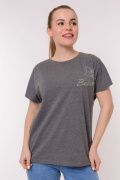 антрацит фото Женская футболка 900676 купить в Одессе по оптовым ценам