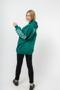 зеленый фото Женский свитшот К9.0619 купить в Одессе по оптовым ценам