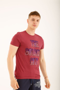 красный фото Мужская футболка E9. 00638 купить в Одессе по оптовым ценам