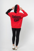 красный фото Женский свитшот К9.0608 купить в Одессе по оптовым ценам
