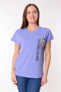 голубой фото Женская футболка К9. 0176 купить в Одессе по оптовым ценам