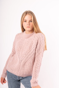 пудра фото Женский свитер 4006 купить в Одессе по оптовым ценам
