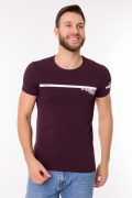 бордовый фото Мужская футболка 900724 купить в Одессе по оптовым ценам