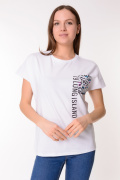 белый фото Женская футболка К9. 0176 купить в Одессе по оптовым ценам