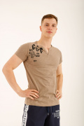 коричневый фото Мужская футболка E9. 00321 купить в Одессе по оптовым ценам