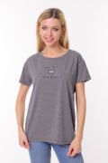 серый фото Женская футболка 900703 купить в Одессе по оптовым ценам