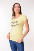 желтый фото Женская футболка К9.0168 купить в Одессе по оптовым ценам