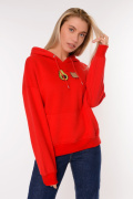 красный фото Женская толстовка K9.0381 купить в Одессе по оптовым ценам
