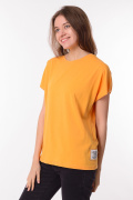 оранжевый фото Женская футболка 900738 купить в Одессе по оптовым ценам