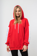 красный фото Женский свитшот К9.0617 купить в Одессе по оптовым ценам