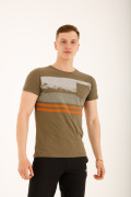 хаки фото Мужская футболка E9. 00323 купить в Одессе по оптовым ценам