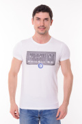 белый фото Мужская футболка 900717 купить в Одессе по оптовым ценам