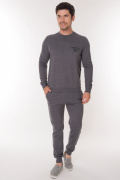 антрацит фото Мужской спортивный костюм 900392 купить в Одессе по оптовым ценам