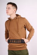 коричневый фото Мужское худи 00639 купить в Одессе по оптовым ценам