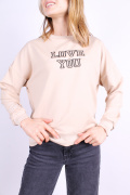 бежевый фото Женский свитшот 1018 купить в Одессе по оптовым ценам