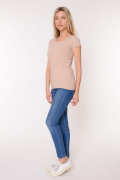 бежевый фото Женская футболка K9.00727 купить в Одессе по оптовым ценам