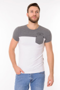 серый фото Мужская футболка 900716 купить в Одессе по оптовым ценам