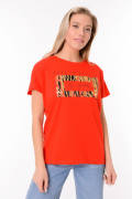 красный фото Женская футболка 900681 купить в Одессе по оптовым ценам