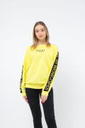 желтый фото Женский свитшот К9.0606 купить в Одессе по оптовым ценам