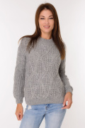 серый фото Женский свитер 4014 купить в Одессе по оптовым ценам