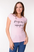 пудра фото Женская футболка К9.0168 купить в Одессе по оптовым ценам
