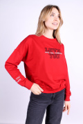 красный фото Женский свитшот 1018 купить в Одессе по оптовым ценам