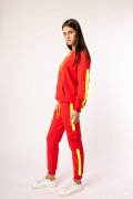 красный фото Женский спортивный костюм 900661 купить в Одессе по оптовым ценам